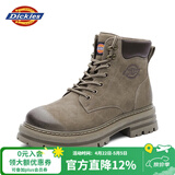 Dickies男士马丁靴高帮时尚男靴工装靴情侣靴男 浅咖色 41-男款