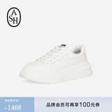 ASH【明星同款】女鞋IMPULS时尚松糕底小个子时尚百搭增高厚底小白鞋 白色 37 （脚瘦拍小一码）