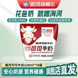 海河牛奶早餐奶天津网红风味奶 可可牛奶袋装奶日期新鲜可批发 海河牛奶可可味220ml*10包