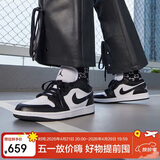 耐克NIKE休闲鞋男女熊猫AJ 1乔丹JORDAN 1运动鞋DC0774-101黑白39