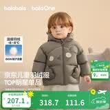 巴拉巴拉童装儿童羽绒服男女童外套冬装2025新款婴儿衣服保暖加厚泡芙羽绒