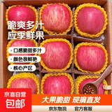 正宗红富士丑苹果脆爽多汁应季红富士苹果新鲜苹果多仓混发 整箱5斤净重4.5斤A+级大果【果径75-80】