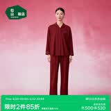 松山棉店棉莫国风家居服商场同款情侣睡衣棉加莫代尔男女士刺绣套装