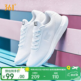 361°运动鞋女士春夏季网面透气通勤休闲减震慢跑步女鞋子681832270-1