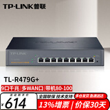 普联（TP-LINK）5口8口千兆企业级高速有线宽带VPN路由器AC一体机家用 AP管理 TL-R479G+ 多WAN口/千兆/AC全屋