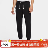 耐克NIKE男运动裤春秋保暖针织束脚休闲卫裤CK6366-010黑L