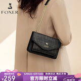 金狐狸牛皮女士包包女包大容量斜挎包单肩包小方包小包送妈妈母亲节礼物