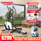 乔山（JOHNSON）椭圆机家用踏步机可折叠走步机室内漫步机椭圆仪居家练臀 ANDES 3（白色）_Horizon
