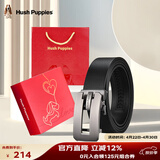 暇步士（Hush Puppies）皮带男真皮腰带自动扣商务男士腰带礼盒装生日礼物送男朋友父亲