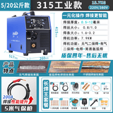 兰博（Redbo） 无气二保焊机一体机不用气电焊机家用小型220v三用315双电压 315四用 工业大数显双电压 5米枪