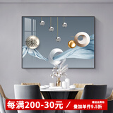 诗六艺家饰电表箱装饰画免打孔现代简约配电箱遮挡壁画电闸箱挂画2026新款 几何律动 50*40(容纳横40*高30表箱)掀盖式