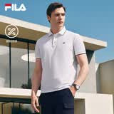 FILA 斐乐官方男子POLO衫2026年夏季休闲透气凉感短袖T恤商务通勤上衣