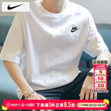 耐克（NIKE）短袖男款 2026夏季新款运动服装跑步健身上衣透气休闲半袖男士t恤 纯棉亲肤/柔软舒适/热推款/建议拍小一码 XL 【180】体重150~170斤左右