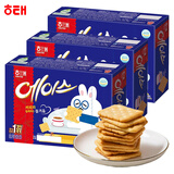海太 ACE咸味苏打饼干 韩国进口 下午茶点心 儿童早餐零食 独立小包装 原味 364g*3盒