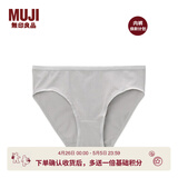 MUJI MUJI 女式 弹力天竺编织中腰短裤 内裤 FCE01A1A 中灰色 L
