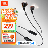JBL TUNE 235BT 半入耳式蓝牙耳机 颈挂式耳机 防水设计免提通话 适用苹果小米 送朋友礼物推荐 黑色
