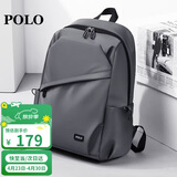 POLO商务双肩包男士旅行背包书包14/15.6英寸电脑包出差包生日礼物