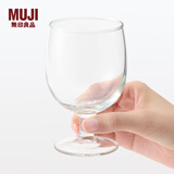 MUJI 钠钙玻璃 矮脚杯 杯子 家用 果汁杯 MDE79A4A 250ml