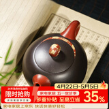 藏壶天下 宜兴紫砂壶名家纯全手工绞泥茶壶家用茶具老紫泥西施壶 月影  