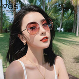 威古氏（VEGOOS）太阳镜女金属防紫外线UV400偏光驾驶开车防晒墨镜女显脸小 SY8063