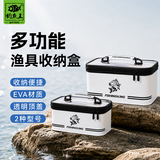 钓鱼王渔具收纳盒钓鱼配件收纳箱户外多功能钓箱主线子线收纳盒