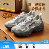 李宁红糖丨经典休闲鞋男子减震回弹潮流复古轻量柔软运动鞋AGCV127