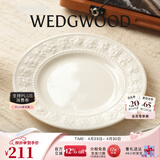 Wedgwood欢愉假日餐盘陶瓷餐盘家用菜盘情侣餐具套装奢礼速达 欢愉假日象牙白色27cm盘 1头