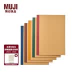 MUJI 书写纸 笔记本 5册组 本子 学生文具 NA64CC1A 8mm横线 30张 B5 5册