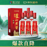 泸州老窖 特曲 老字号 浓香型白酒 52度  375ml*6瓶 整箱装 【送礼礼品】