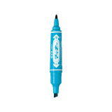 斑马牌（ZEBRA）大麦奇双头记号笔 油性标记笔 物流大头笔 签名马克笔 MO-150 浅蓝 单支装
