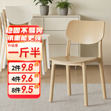 全品屋餐椅凳子塑料椅子办公椅靠背休闲椅书桌椅学习椅化妆椅电脑椅