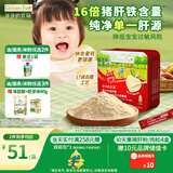 爷爷的农场婴幼儿强化铁猪肝粉40g 宝宝辅食配料调味拌饭料6个月以上补铁
