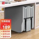 瑞仕达（Restar）折叠床单人办公室午休午睡床医院陪护床简易床四折海绵木板床60cm