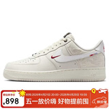 耐克NIKE男空军一号AF1 AIR FORCE1马年限定款 运动鞋IQ1119-011白42