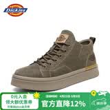 Dickies男士马丁靴休闲潮流百搭舒适透气男鞋工装鞋 驼色 43 