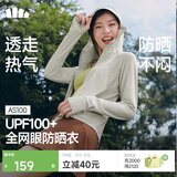 蕉下（beneunder）防晒衣女宽松透气夹克款便携轻量户外AS100浅咖灰M