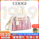 COOGI女包包2026新轻奢品牌设计师款女波士顿单肩包生日礼物送女友老婆