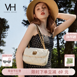 VANESSA HOGAN VH女包茵然软包轻奢通勤菱格小香风斜挎单肩包生日母亲节礼物