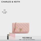 CHARLES&KEITH经典菱格链条小方包单肩斜挎包包女包生日母亲节礼物CK2-70160131