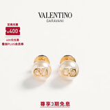 华伦天奴VALENTINO[礼物]女士 VLOGO SIGNATURE 耳环 金色 均码