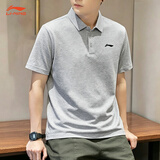 李宁翻领polo衫男士短袖衣服春夏新款夏季速干休闲排汗透气半袖t恤男T