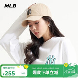 MLB帽子男女棒球帽生日礼物鸭舌帽软顶遮阳送礼3ACP6601N-50SAS