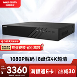 海康威视海康威视监控硬盘录像机32路8盘位兼容10T监控硬盘支持800万摄像网络监控主机 DS-8832N-R8