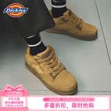 Dickies男士板鞋休闲鞋男鞋透气低帮平底鞋子 17C黄棕-升级款 41(男款)