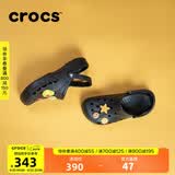 CROCS卡骆驰洞洞鞋贝雅洞洞鞋轻便运动鞋耐磨一脚蹬拖鞋休闲鞋|10126 黑色-001 36 /37(220mm)