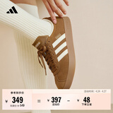 adidas「T头鞋」VL COURT复古休闲板鞋德训鞋男女阿迪达斯轻运动   岩层青铜色/乳白色/黄色 (推荐女生买小半码)   42