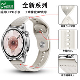 臣颂（CHENSONG）适用OPPO WATCH X3表带反扣丁晴橡胶透气舒适男款OPPO手表WATCH X3亲肤贴合独家创意替换配件 星光