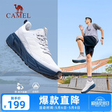骆驼（CAMEL）全地形追云厚底慢跑步鞋男子运动鞋 CD122CL7713-1 晨曦灰/蓝 42