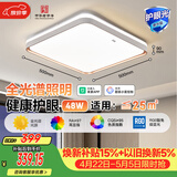 佛山照明客厅吸顶灯智控灯具简约现代LED卧室书房灯48W宇汐