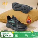 361°运动鞋男冬季加绒保暖复古休闲老爹跑步棉鞋子男672336762F-2